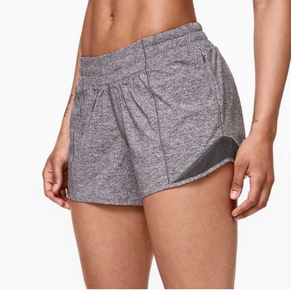 Lululemon Hottie Hot High Rise 4” Shorts
Heather Lux Multi Black Size 4 Tall
